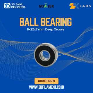 ZKLabs 608RS 8x22x7 mm Deep Groove Ball Bearing